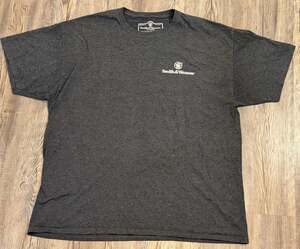 Smith & Wesson Stay United American Flag Graphic Dark Gray T-Shirt X-Large